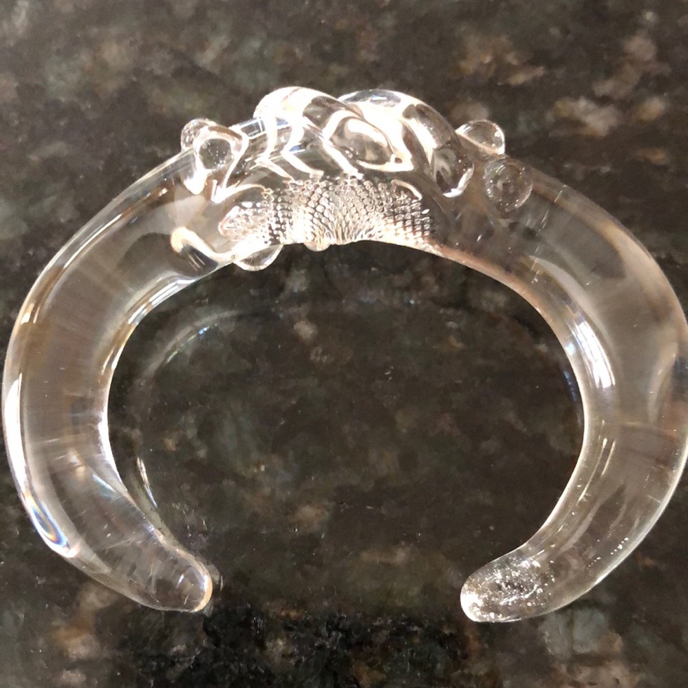 Handmade  Clear Glass Bracelet